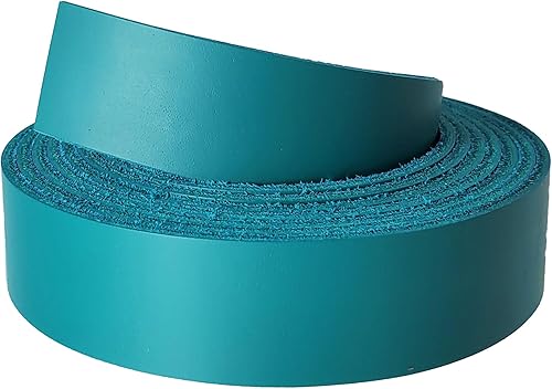Pitka Leather - Tiras de cuero de 1 pulgada de ancho, correas de cuero Latigo de hasta 96 pulgadas de largo, 6-7 onzas (0.094-0.110 in) Latigo