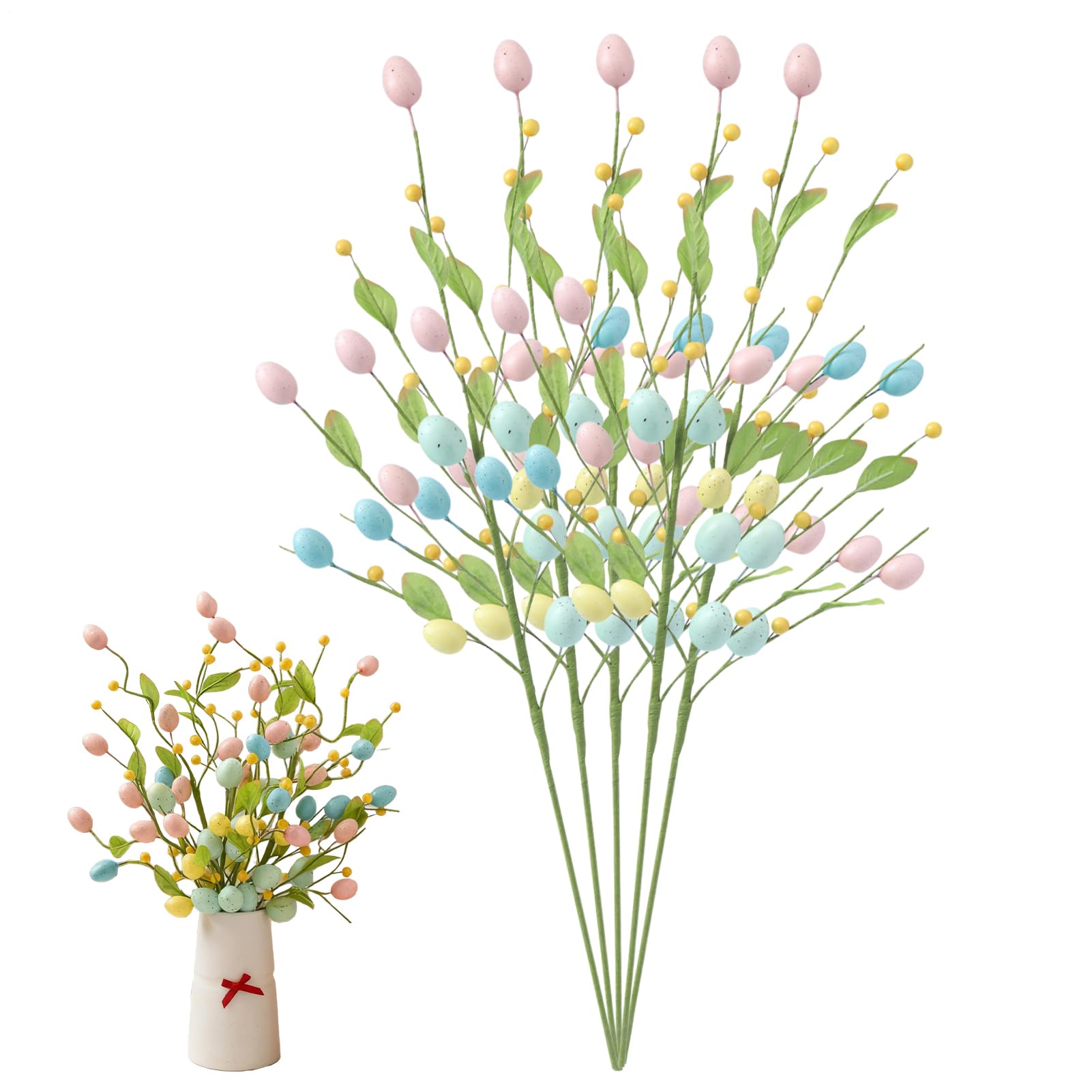 Branches de Pâques pour vase solution déco durable sans entretien