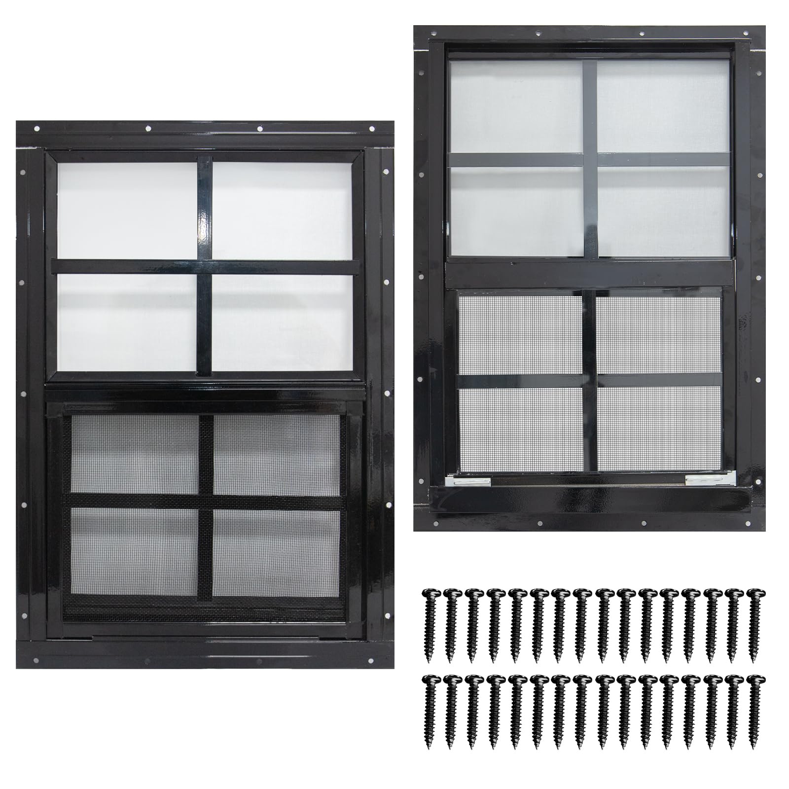 NeatiEase 2 Pack Shed Windows 24x36