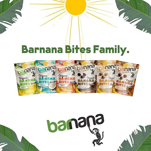 Miniatura 40 de Barnana Bocaditos de plátano de coco orgánico, 3.5 onzas