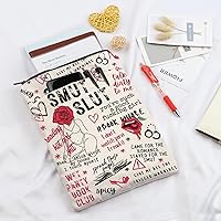 Vista 4 de Smutty Book Lover - Funda protectora de libros con cremallera (zorra sucia)