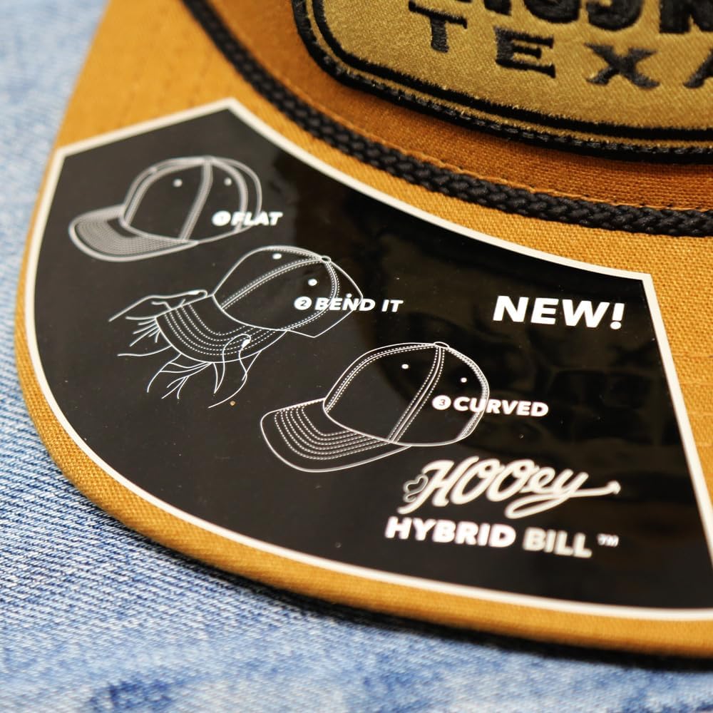 HOOEY Adjustable Snapback Trucker Hat with Cactus Ropes Logo