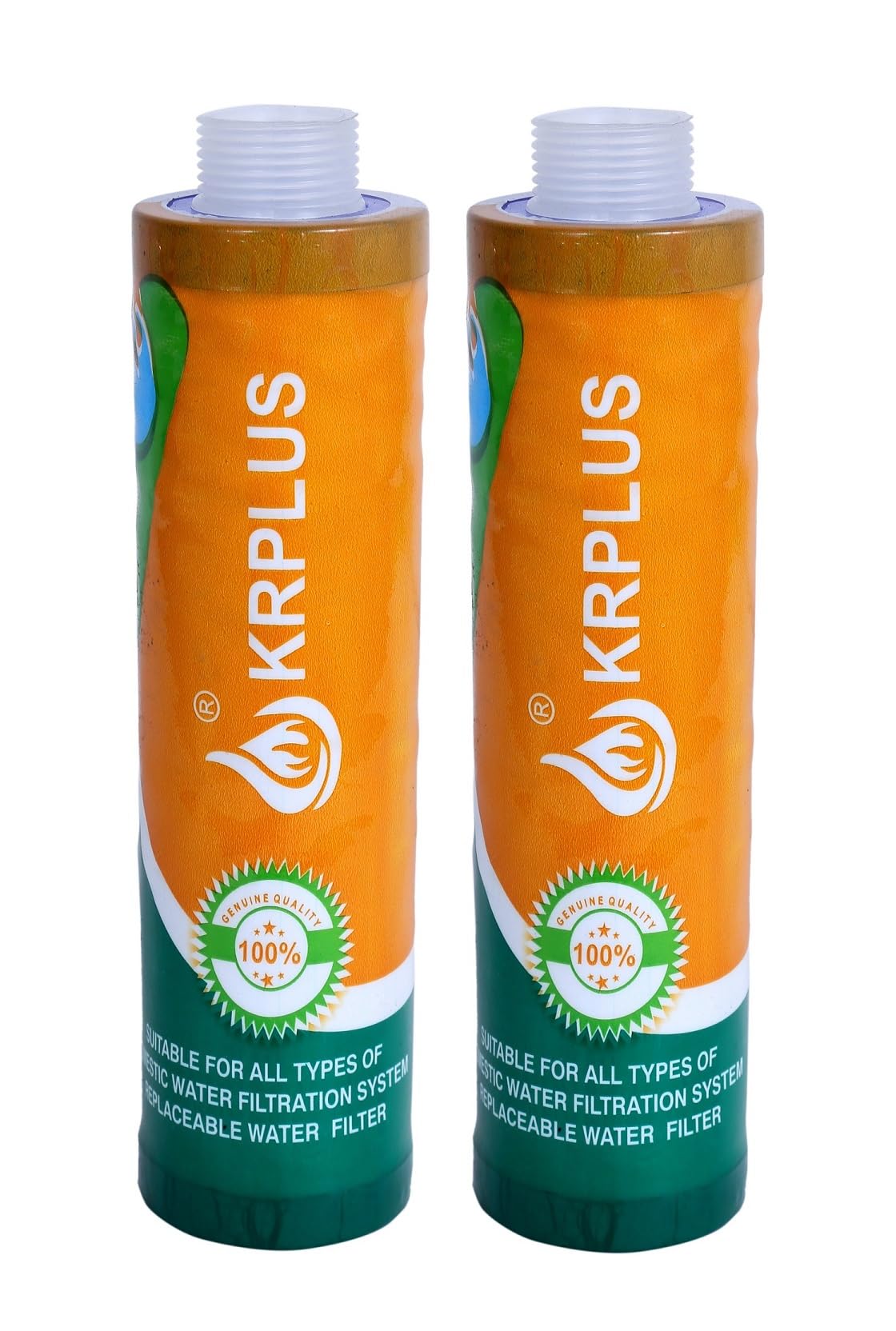 KRPLUS MLT Carbon Water Filter Cartridge for All Standard 10 inch Pre Filter Housing 9 Inch White (Pack of 2)-image-16