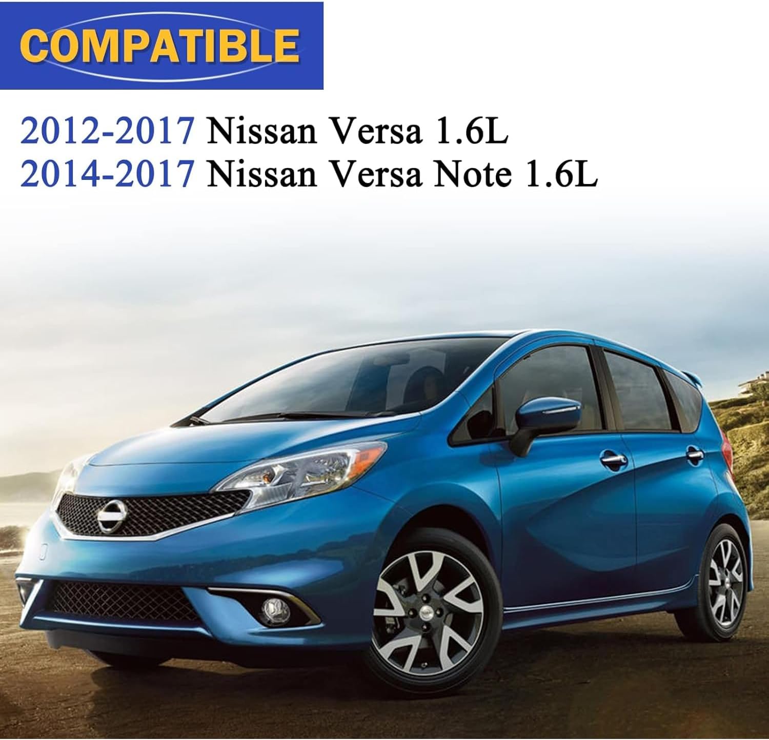 Engine Mount Motor & Transmission Mount for 2012-2017 Nissan Versa 1.6L / 2014-2017 Versa Note 1.6L A7369, A4361, A7368 Set of 3