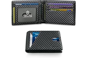 Wallet for Men Slimmest RFID Blocking Bifold, Perfect Black Friday Deal