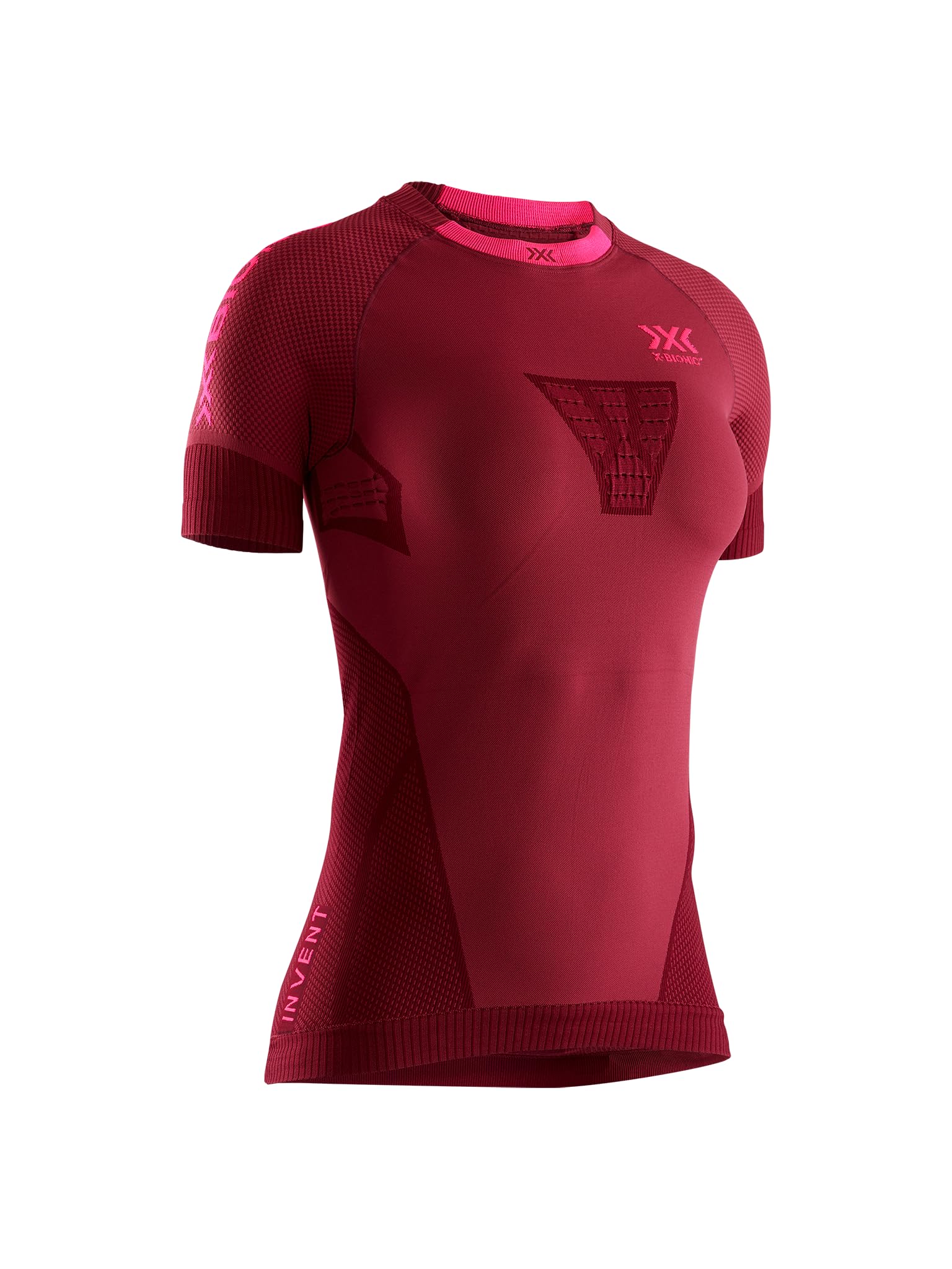 X-Bionic Invent 4.0 - Maglia Termica Donna Manica Corta a Compressione - Alte Prestazioni per Running, Sci, Ciclismo, Fitness e Sport Invernali