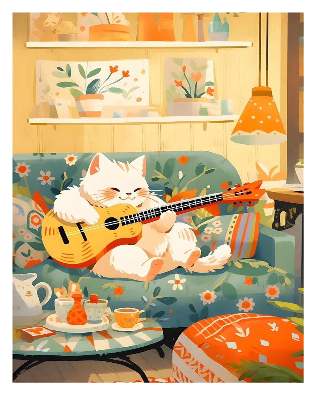 Affiches de chat drôle pour rompre la monotonie d'un mur blanc | Tableau déco 20x30cm