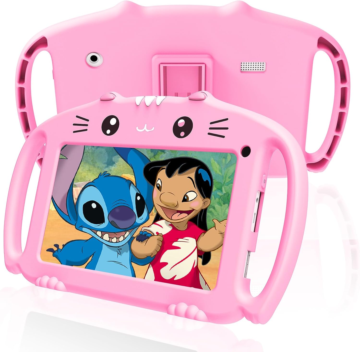 VESWWE Android Tablet for Kids 7 Inch Kids Tablet with WiFi 32GB ROM Quad Core Parental Control Pre-installed childrens software Shockproof Case(Pink) VESWWE Android Tablet for Kids 7 Inch Kids Tablet with WiFi 32GB ROM Quad Core Parental Control Pre-installed childrens software Shockproof Case(Pink)