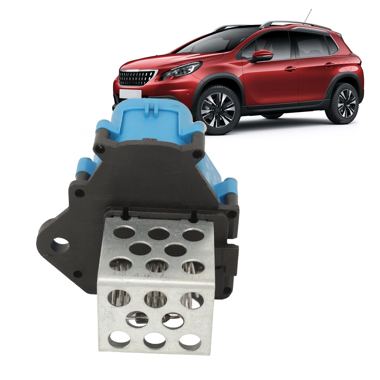 Resistenza al Riscaldamento della Ventola, Sostituzione della Resistenza del Motore della Ventola con Funzionamento Silenzioso 1308CL Per Peugeot 107 207 206 307 308 3008 5008 Partner