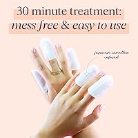 Vista 4 de SpaLife Aceite de camelia japonesa y vitamina E, envoltura de cutícula para uñas, paquete de 6 (60 unidades), mascarillas hidratantes para uñas