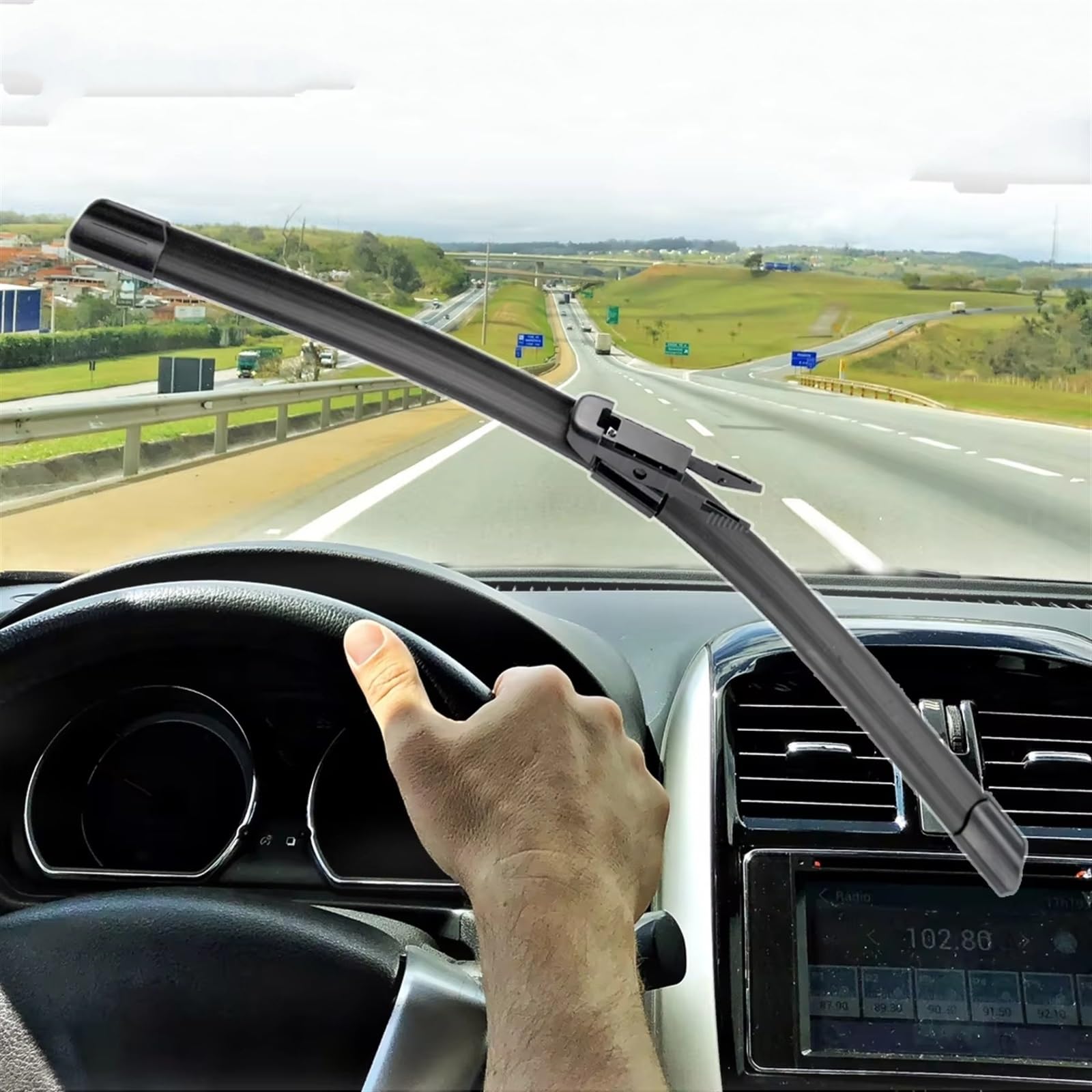 tergicristalli per Auto Compatibile con Ford per Grand per C-Max 2010-2013 2014 2015 2016 2017 2018 2019 28"+26" Parabrezza Parabrezza Spazzole Tergicristallo Anteriori