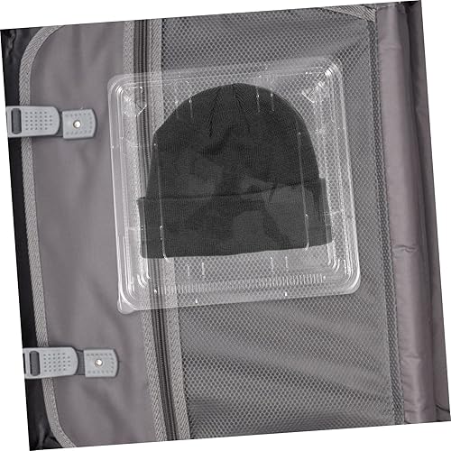 Miniatura 5 de Caja de almacenamiento de sombreros de 5 piezas maleta para hombres contenedor de almacenamiento de plástico con tapa sombreros de plástico gorro