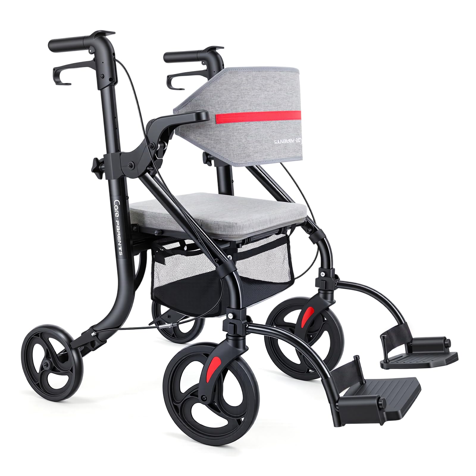 Amazon | Care-Parents 歩行器 車椅子 兼用 1台3役 四輪歩行車 簡易
