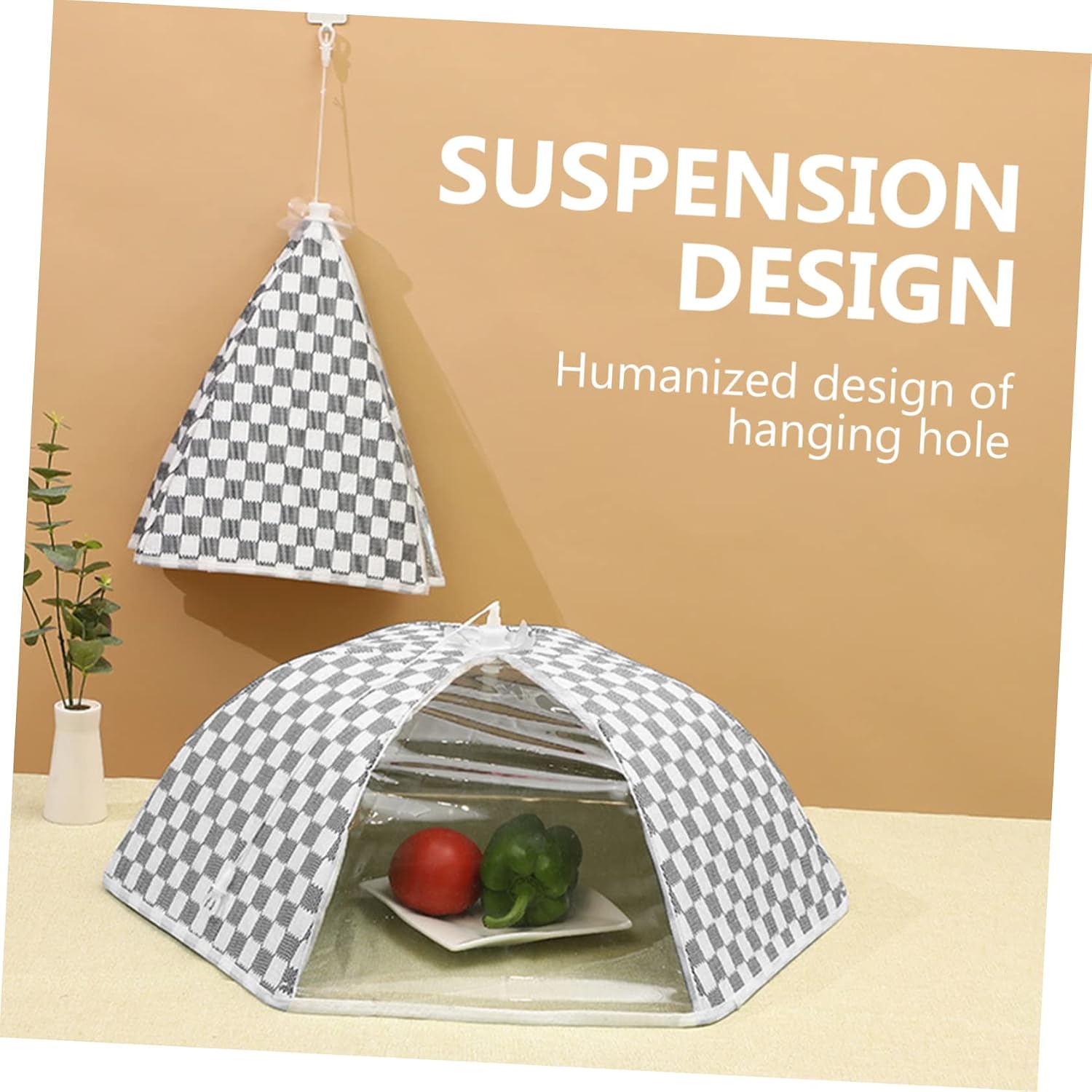 Foldable Insulated Food Cover Protects Fruits and Soups, Soft Texture