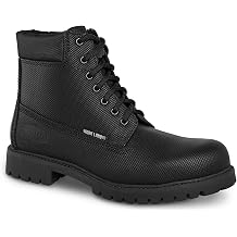 WORKLAND 77611 Casual Boots for Men - Lightweight Lace-up Hiking Shoes for Men - Slip Resistant Soft Toe Leather Boots for Men - Work Boots for Men - Botas para Hombre