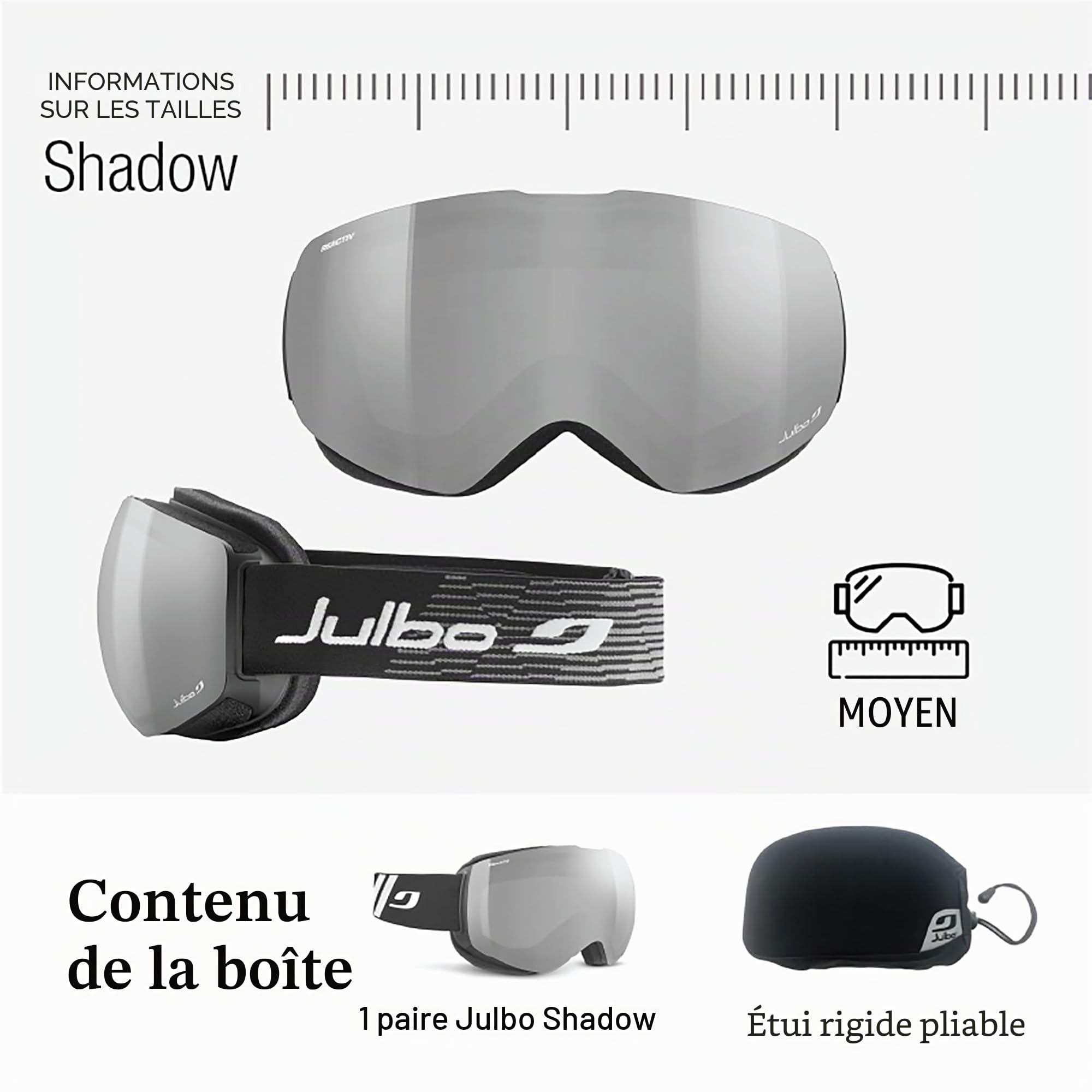 Julbo Shadow Masque de ski Mixte