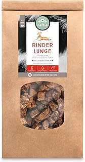 naftie Kausnacks Rinderlunge getrocknet - für artige Hunde - Lungen-Würfel Trainings-Snacks Belohnungs-Leckerli - fettarm geruchsarm - 10x 250g product image