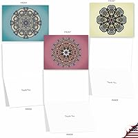 Vista 4 de The Best Card Company - 10 notas de agradecimiento en caja con sobres, varios artículos de papelería para decir gracias para hombres y mujeres