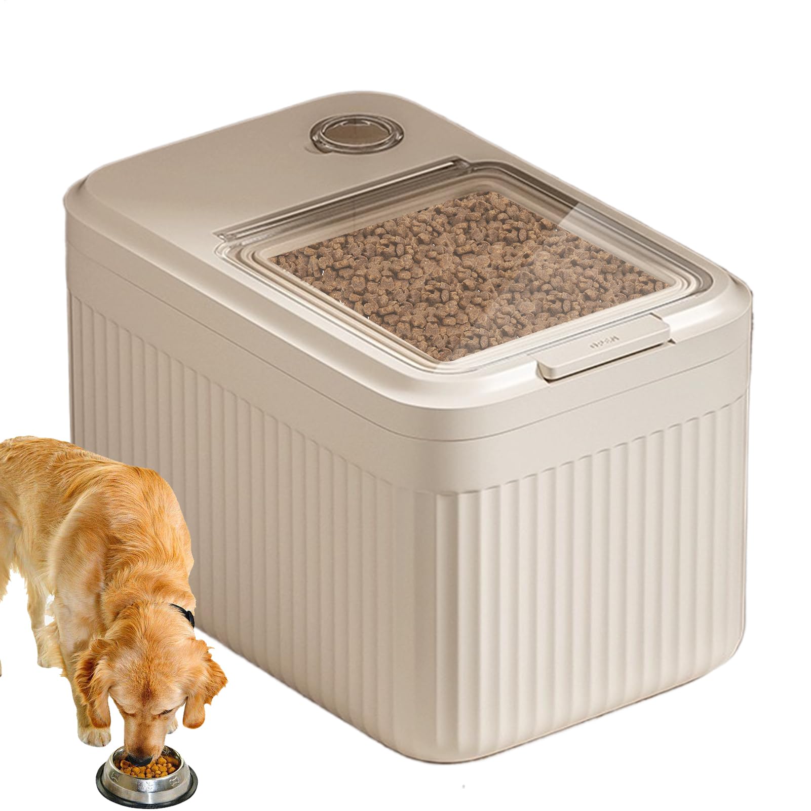 Contenitore Mangime Animali Dispenser Snack Sigillato Impermeabile Ermetico | Contenitore Alimenti Cani Per Cuccioli Conigli Topi Riso Cereali Farina Soia Cucina Dispensa Casa Garage Fattoria