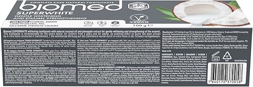 Miniatura 3 de Biomed Pasta dental blanqueadora de coco suave Superwhite 3.53 oz