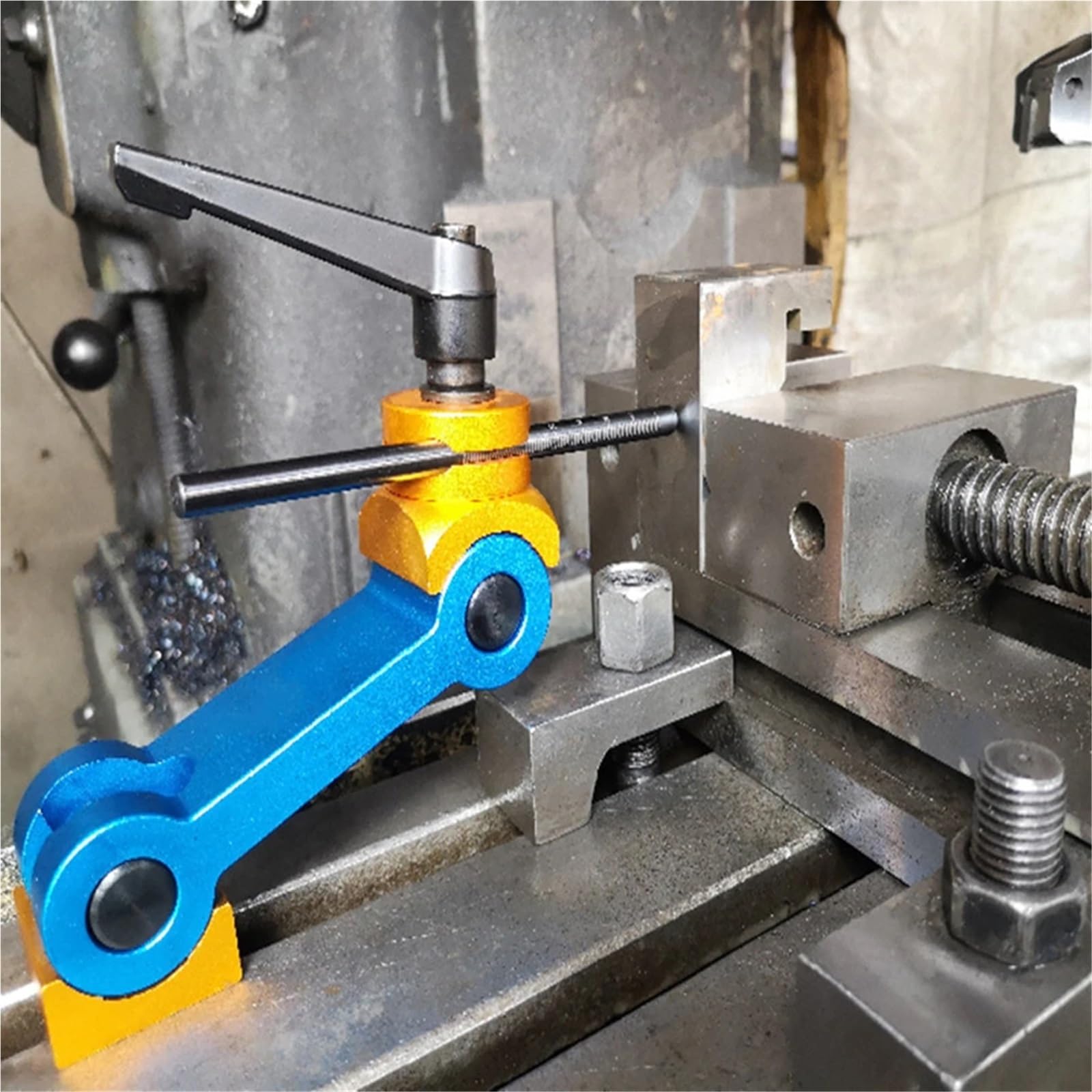 1 Stück Multifunktions-Spannvorrichtung, universeller Werkstückanschlag for CNC-Fräsmaschinen for Flächenschleifen und Fräsen,Präzise Bearbeitungsklemme(M14)