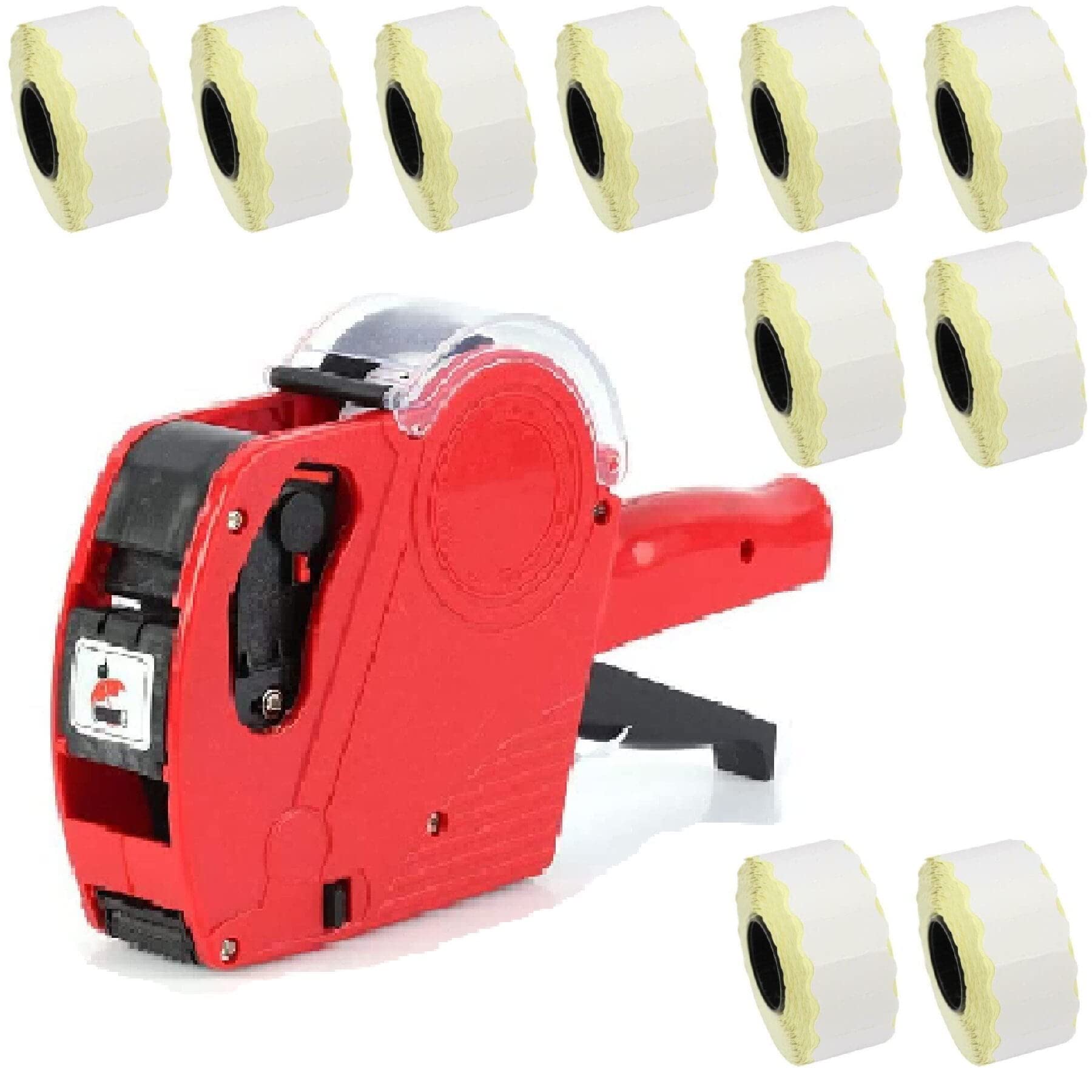 Price Gun Labels 26x12mm CT4 and Price Gun Lynx,MX-2612 (Red MX-2612 + Free 10000 LABLES)