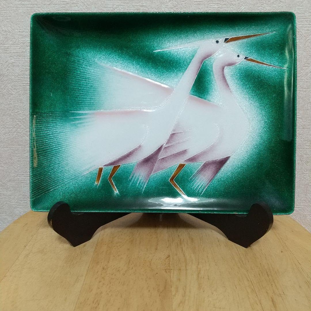 七宝焼　安藤七宝店　象嵌　青色香炉　時代箱付　F　R5554 七宝焼 安藤七宝店 象嵌 青色香炉 時代箱付 F R5554 七宝焼 安藤七宝店