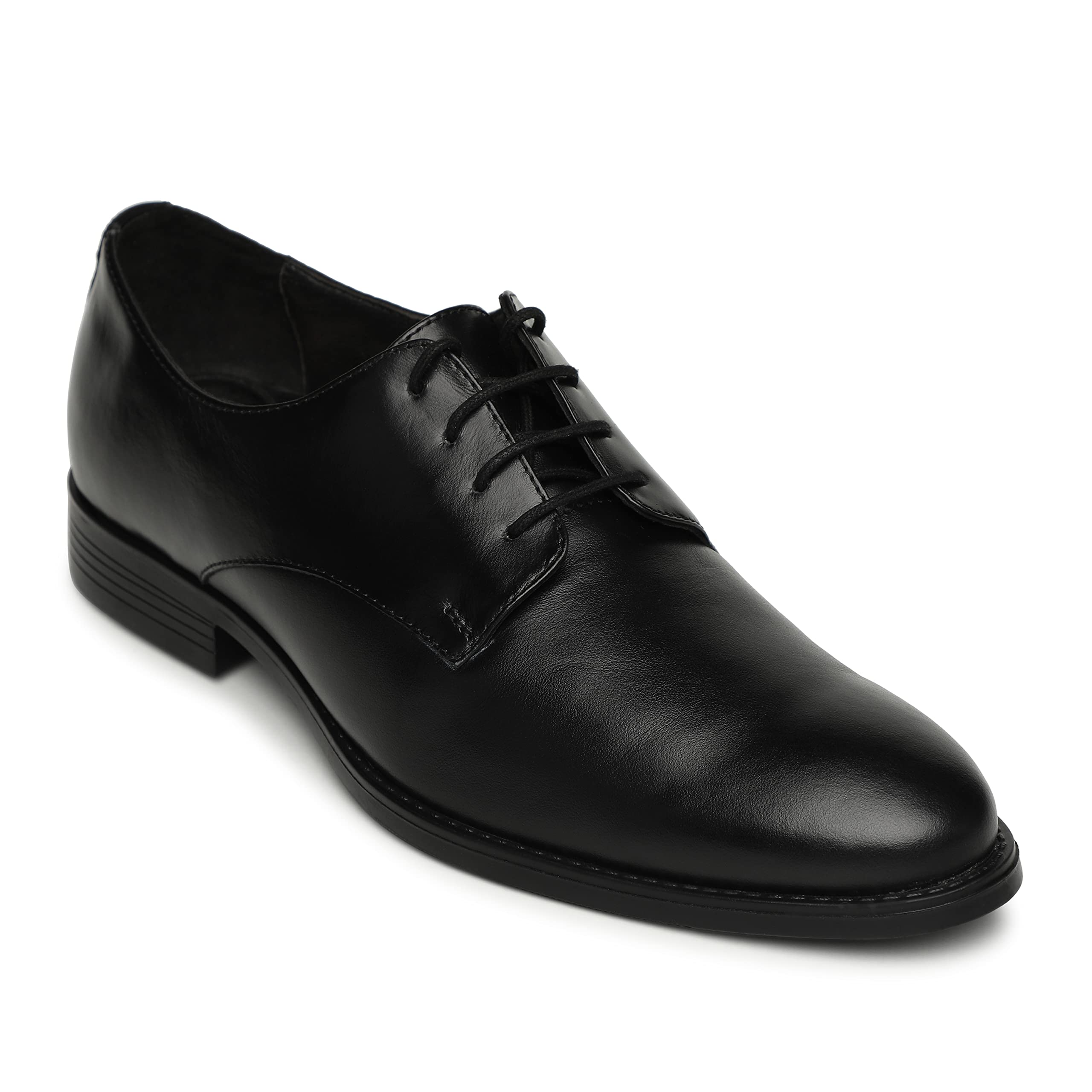 SHUNOX Mens Formal Shoes | Imported European Leather | Heel & Arch Support Black, 8 Uk (B0BBGFL44W) Amazon Price History, Amazon Price Tracker