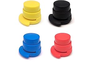 4 Pack Plus Paper Clinch Compact Staple Free Staple 2-5 Sheets, Needleless Stapler For Office