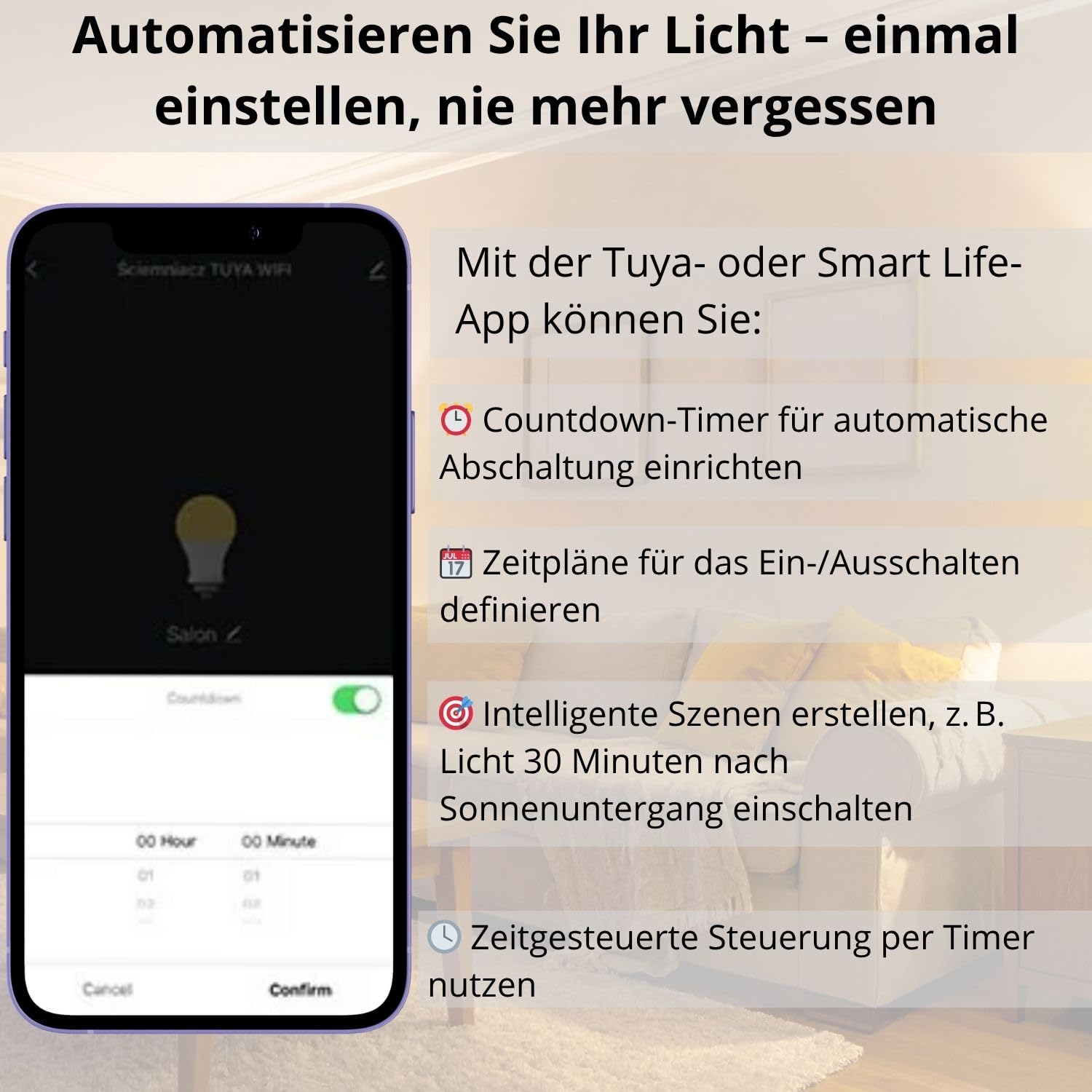Sone Smart One Tuya Smart Life - Dimmer Wi-Fi da incasso, 150 W | Dimmer WiFi, interruttore dimmer, LED 150 W, Alexa, Tuya Smart Life, Triac, da incasso, interruttore della luce, alogeno