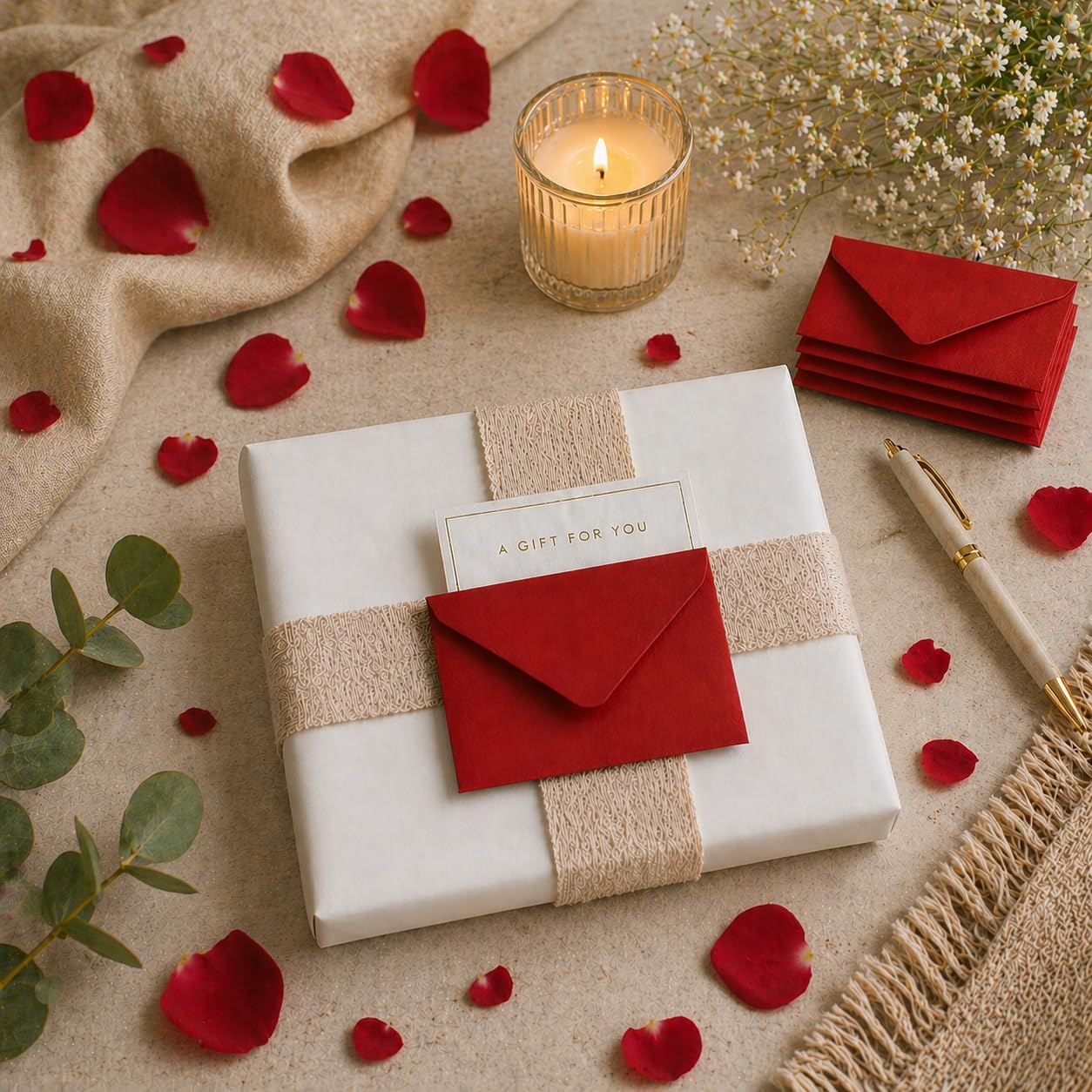 60 sobres pequeños para tarjeta de regalo, tarjeta de visita de 10 x 7 cm
