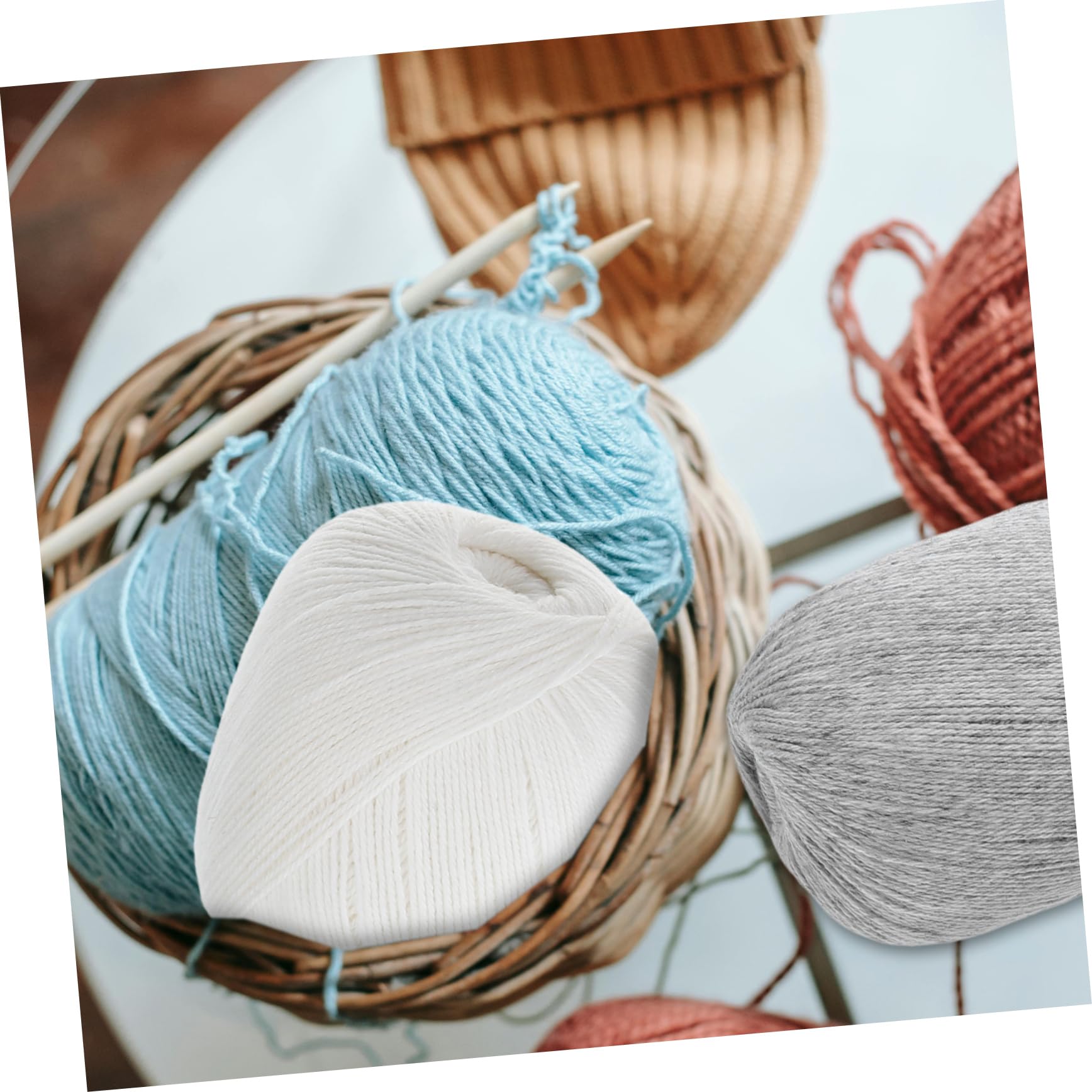 jojofuny Gomitoli di Lana Cashmere Intrecciata Mano Filato per Maglieria e Uncinetto Adatto Sciarpe Cappelli Maglioni e Altri Progetti Creativi