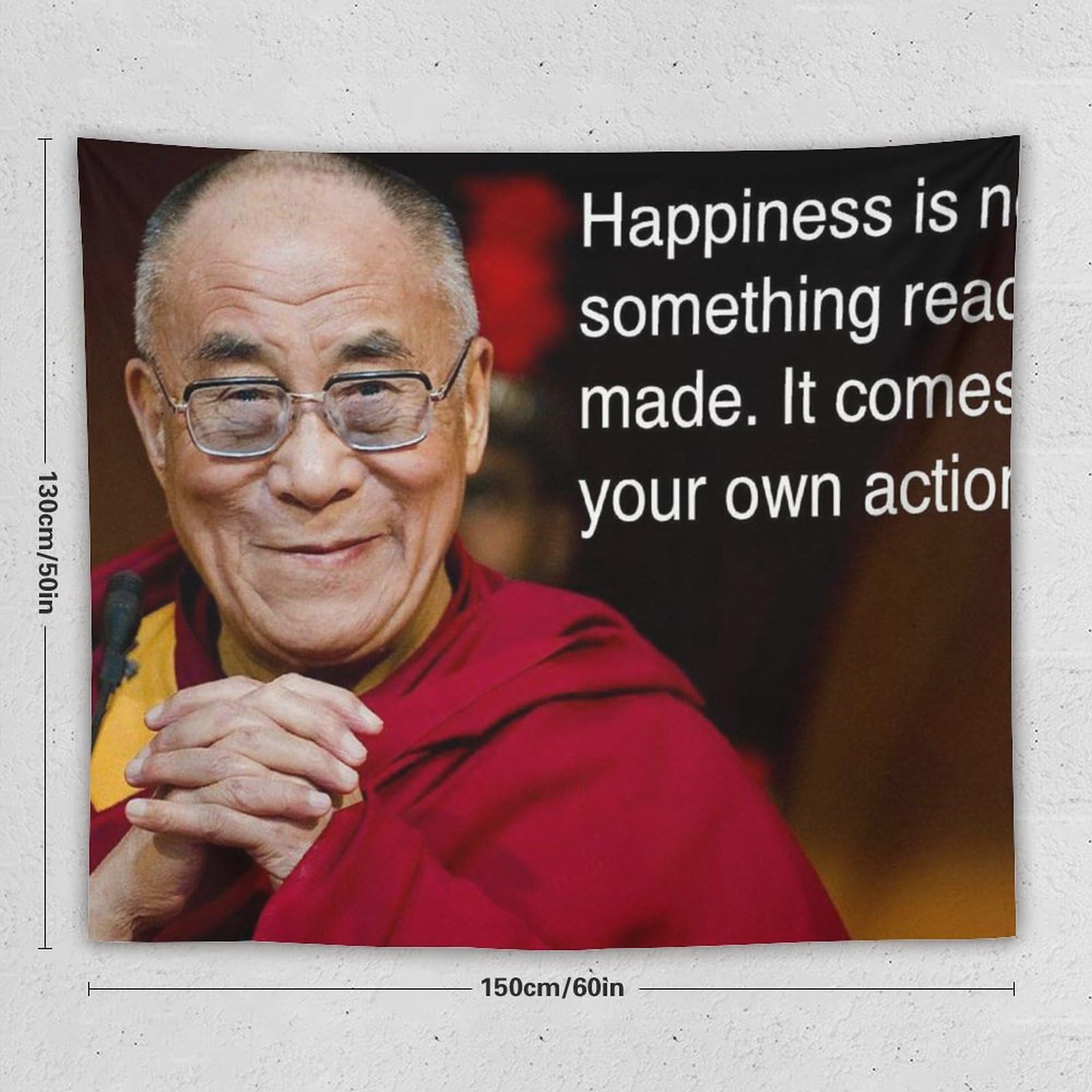 Poster 14° Dalai Lama - Stampa Decorativa 30x45 Cm, Per Parete, Regalo Spirituale