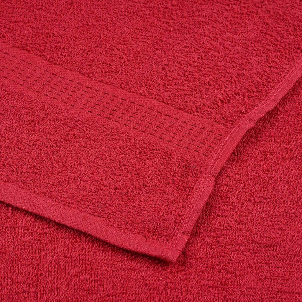 Toallas de Ducha FROGN 2 uds Rojo 70x140 cm algodón 360 g/m²