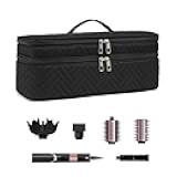 Double-Layer Carrying Case Apply to Revlon One-Step Hair Dryer, Travel Bag for Hair Volumizer/Styler,Water Resistant Storage Organizer Box,Compatible with FlexStyle Attachment (Bag Only)
