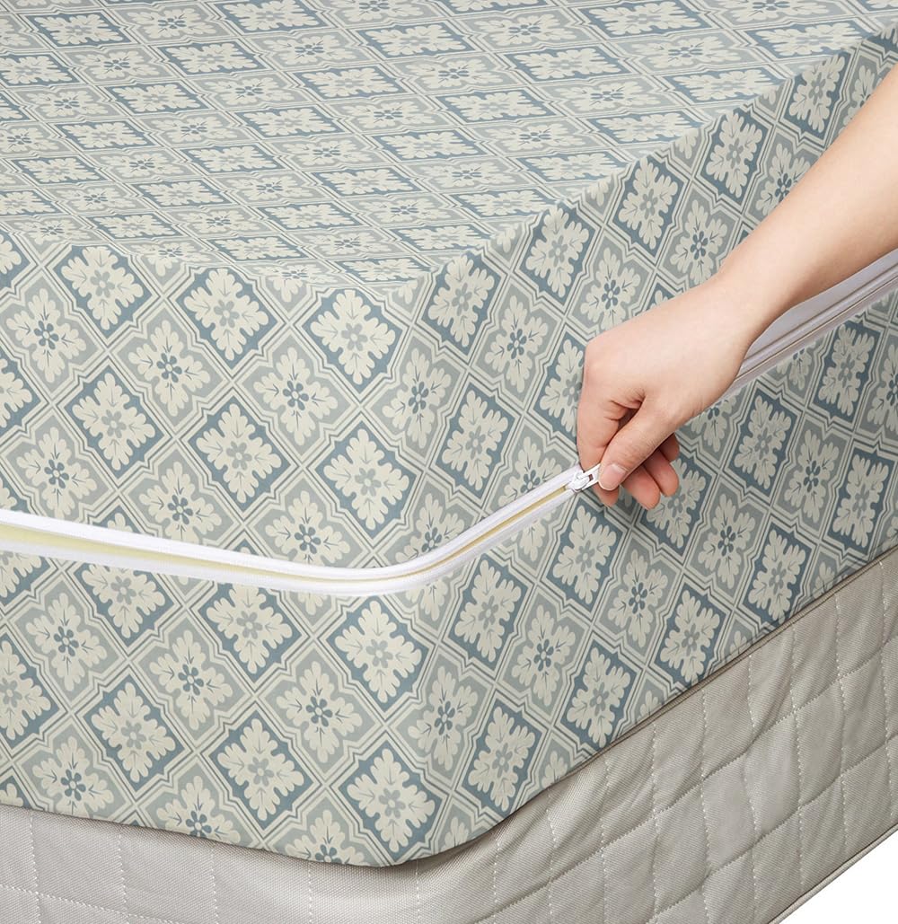 BSB HOME Premium Cotton Mattress Cover - 360° Protection -3