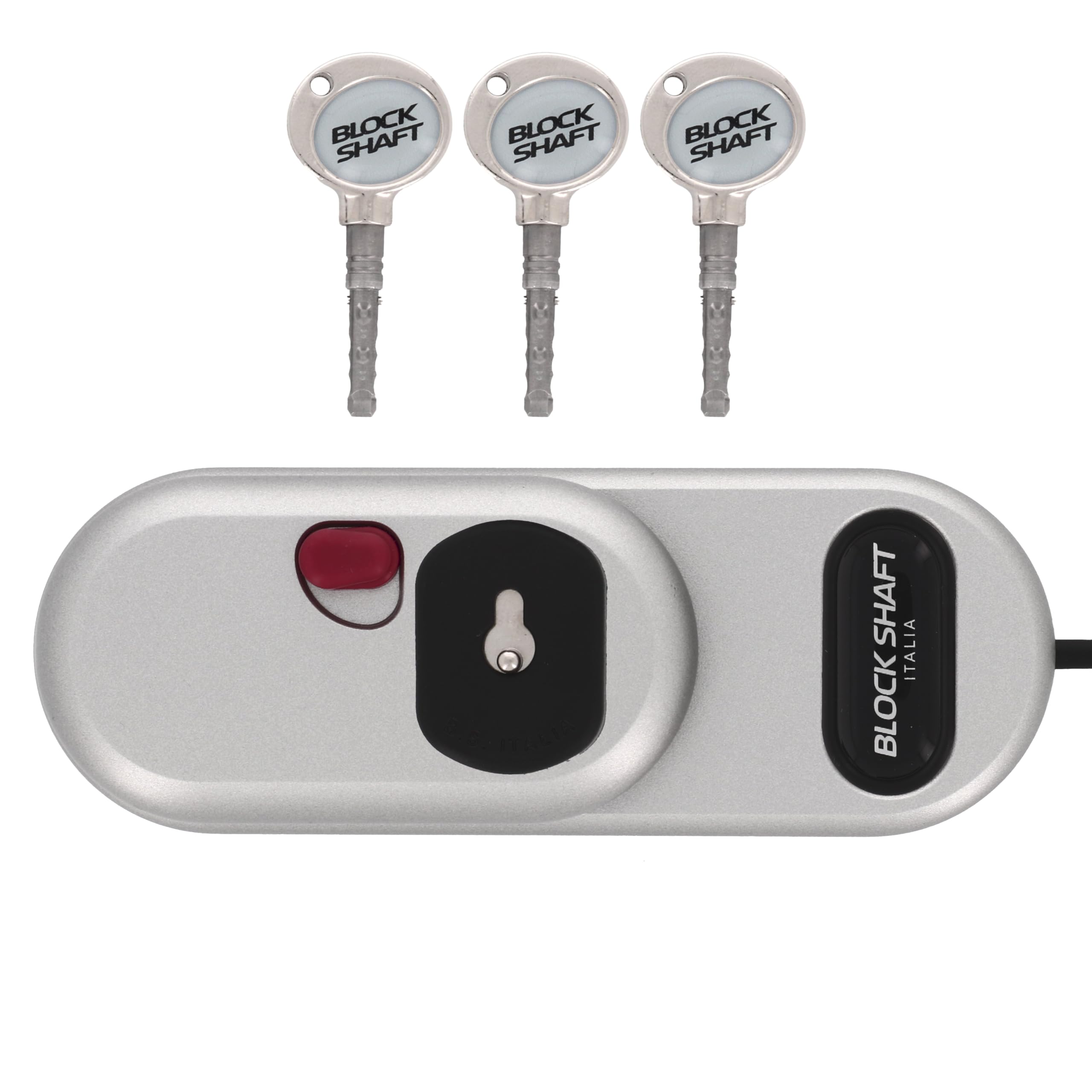 Gatelock Pro Simple - Cerradura Antirrobo de Muy Alta Seguridad para Vehículos Industriales, Cierre Mixto, Aleación Especial Inoxidable