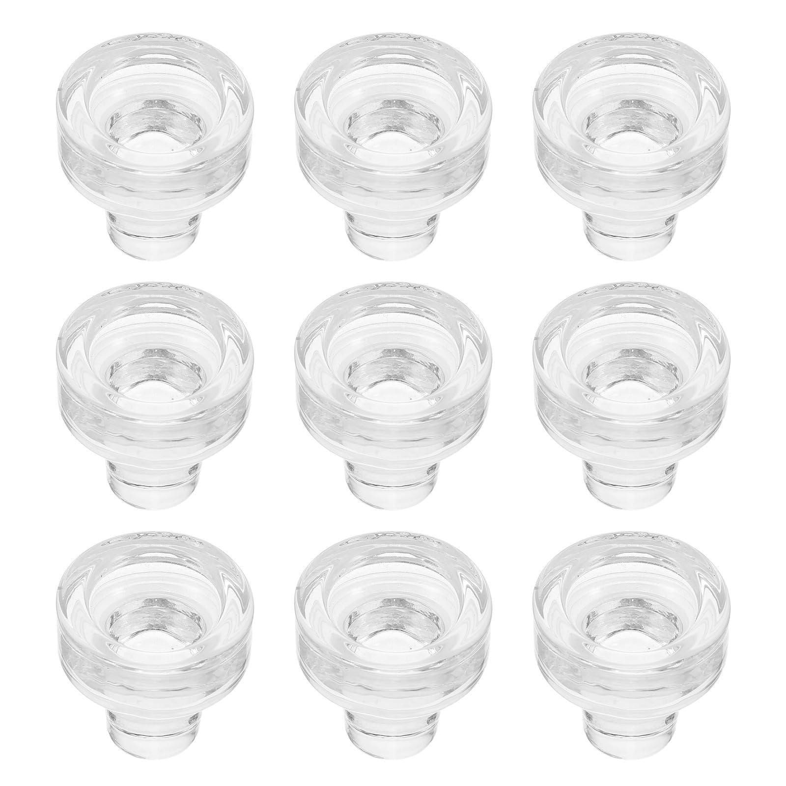 Bouchons de verre en T pour bouteilles de vin, lot de 10 bouchons étanchéité et fraîcheur DIY
