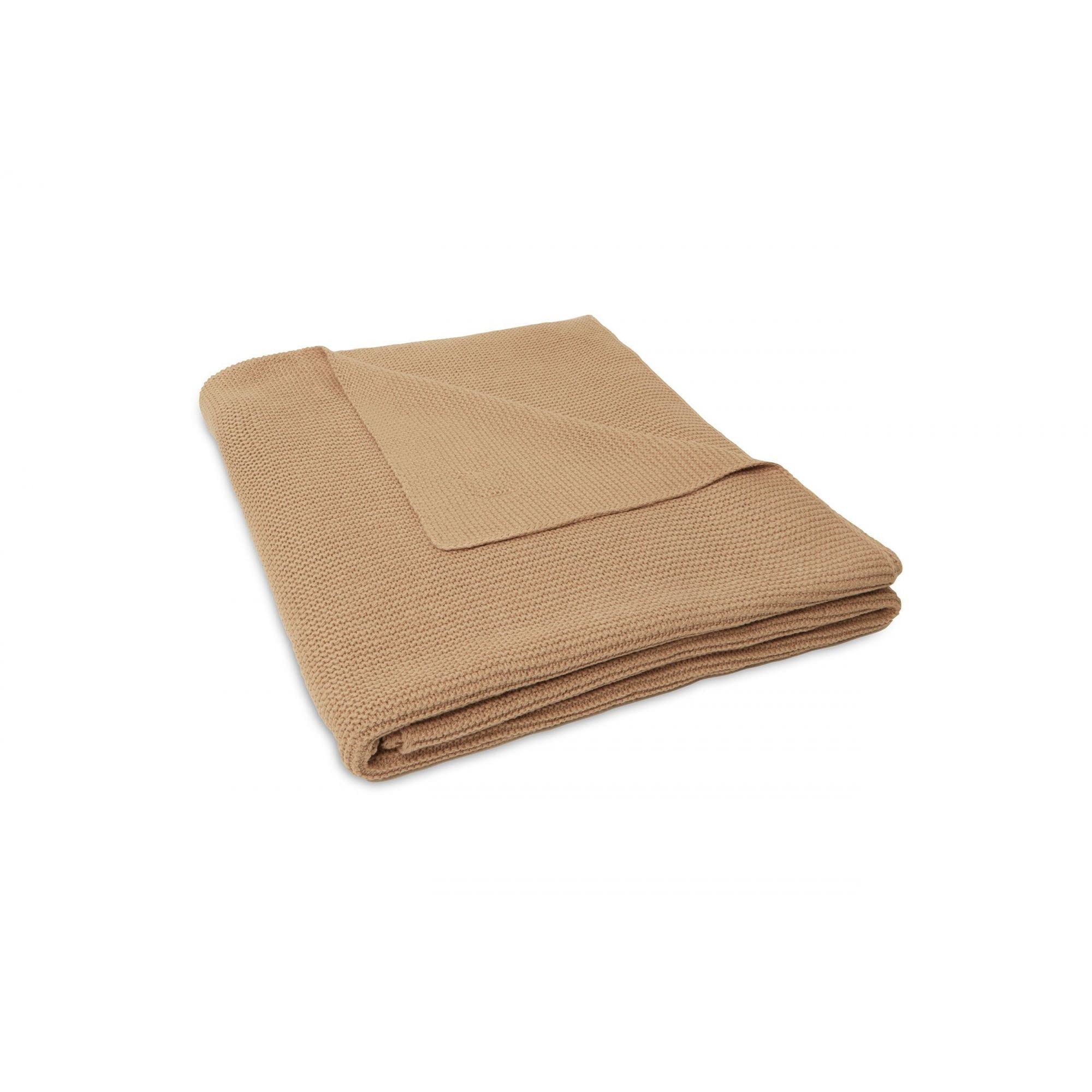Jollein 516-522-66072 Kinderdecke Basic Knit Biscuit (100x150 cm)