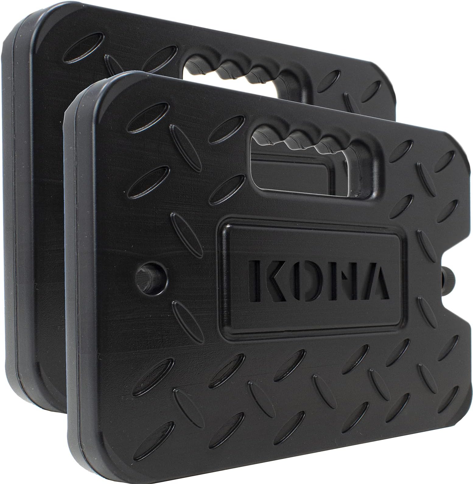 Kona Large Ice Pack for Coolers [Black Ice 4lb] Extreme Long Lasting Design Absorbs Heat to Cool Faster - Refreezable. Reusable. Colder Than Ice (-5C) Cooler Ice Pack