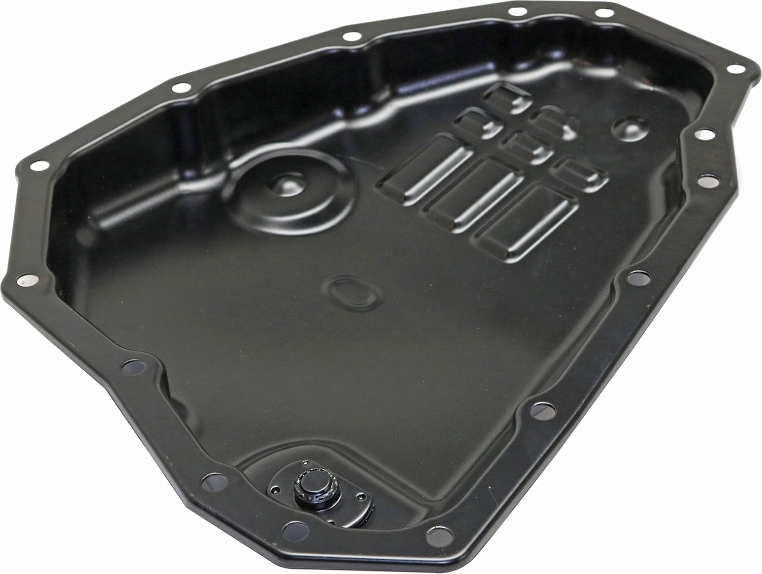Garage-Pro Transmission Pan Compatible with Nissan Versa 2012-2016, Versa Note 2014-2019, Sentra 2013-2016 Transaxle, Black, Steel