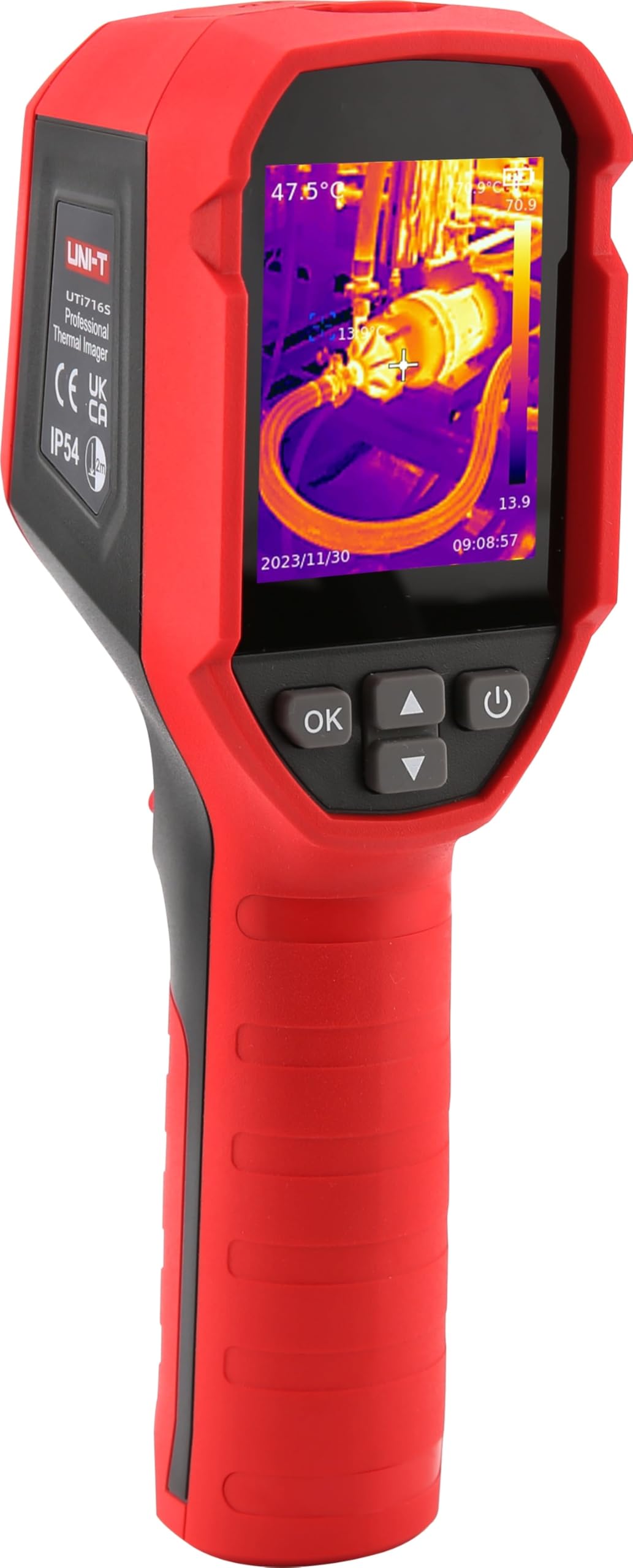 Uni-T UTi716S - Cámara térmica infrarroja (-20 °C a 550 °C)