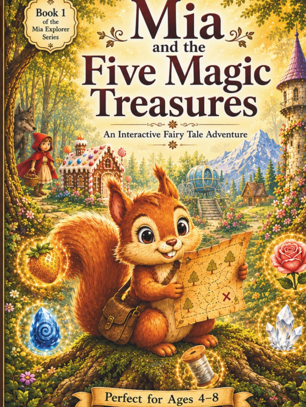 Mia the Explorer: The Five Magic Treasures: A Magical Read-Aloud Adventure with Coloring, Search-and-Find, and a Passport (Mia's Magical Treasure Adventures)
