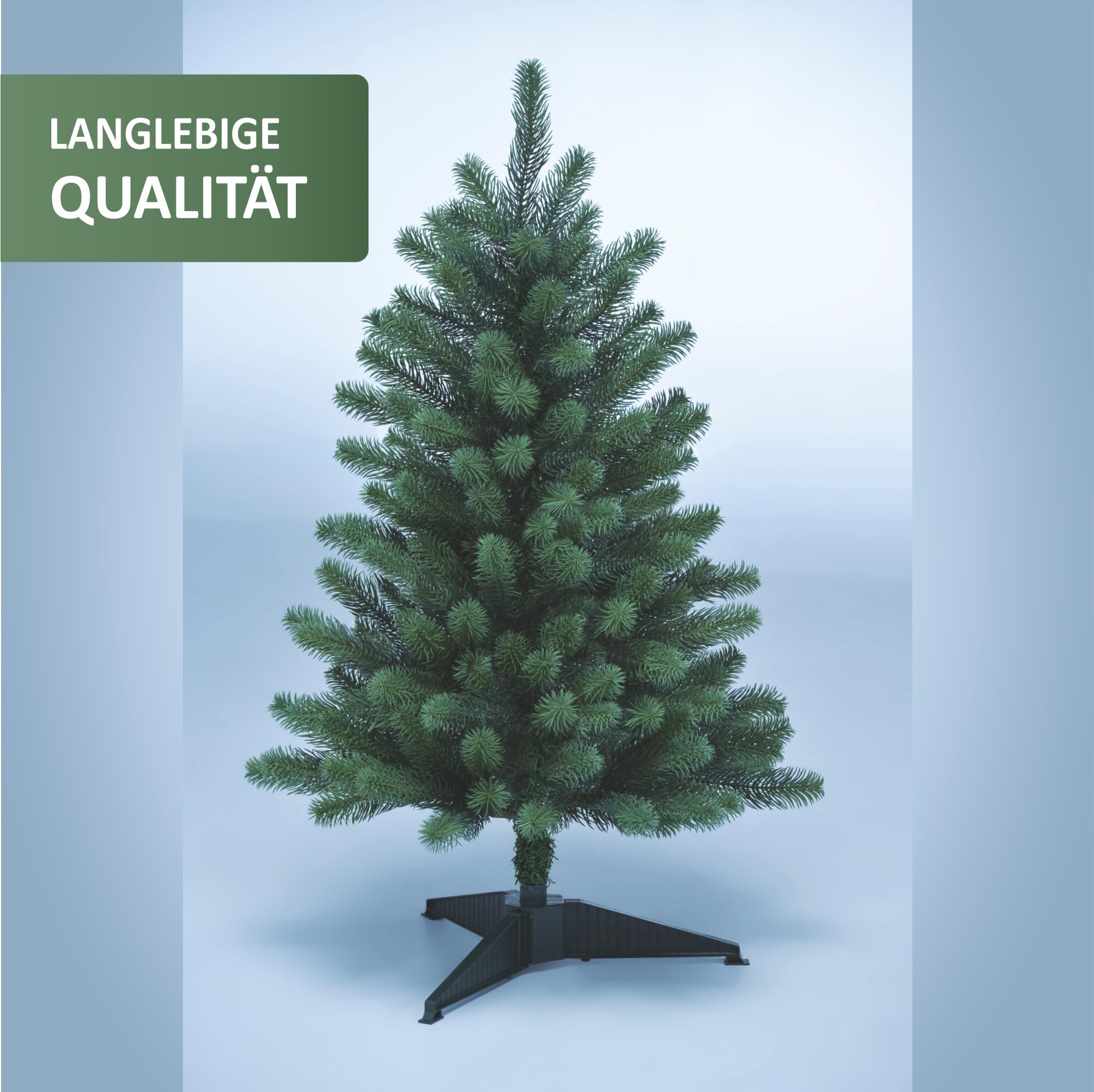 XENOTEC Voll PE Weihnachtsbaum künstlich Höhe ca. 85 cm naturgetreu im Spritzgussverfahren hergestellt