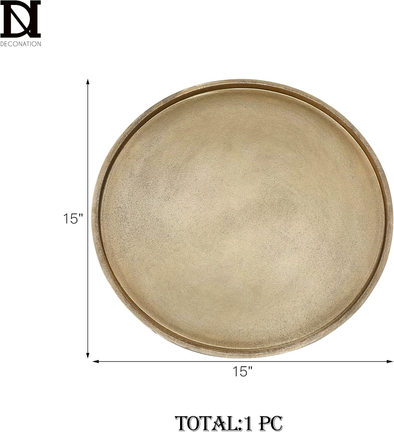 Amazon.com: DN DECONATION Gold Tray, 14.76“ Decorative Trays for