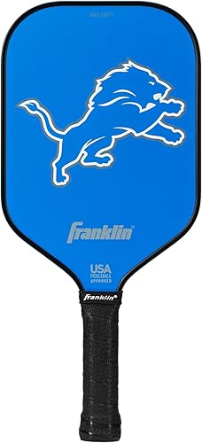Franklin Sports Paleta de pickleball Pro de la NFL Signature Series Pro de 0.512 pulgadas con superficie MaxGrit, equipo oficial de la NFL, aprobado