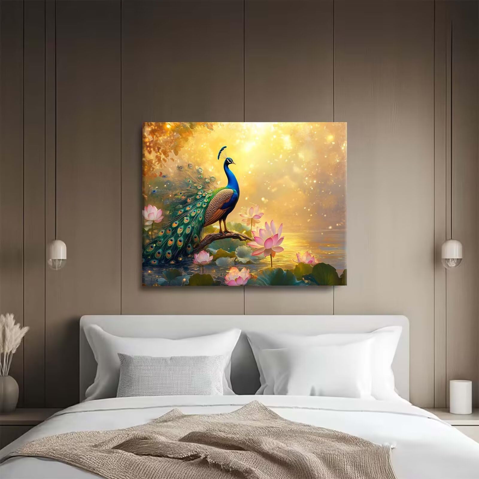 amarillo Pintar por Numeros Adultos, Paint by Numbers Kits 60x80cm j0-687