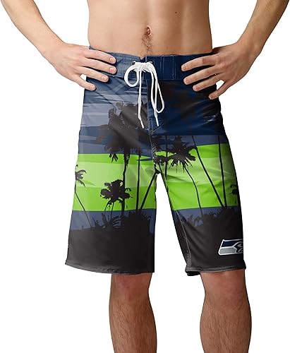 Miniatura 2 de FOCO Bañadores de natación Sunset con logotipo de equipo de la NFL para hombre