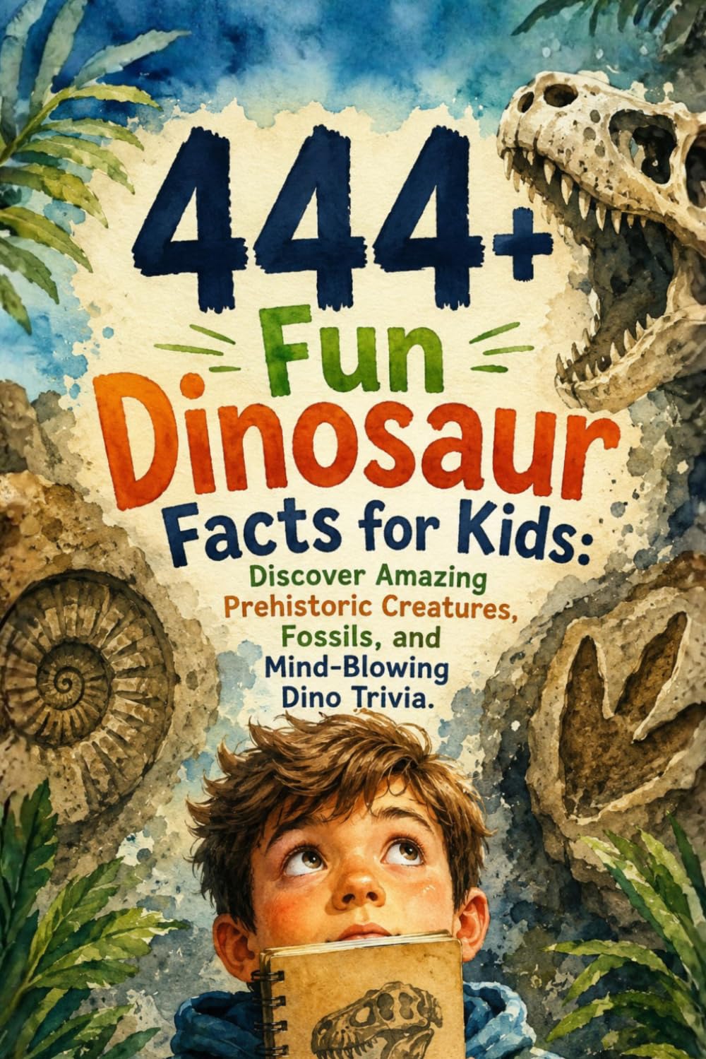 444+ Fun Dinosaur Facts for Kids: Discover Amazing Prehistoric Creatures, Fossils, and Mind-Blowing Dino Trivia: The Ultimate Gift for Young Dinosaur ... Quizzes & Pictures (Fun Facts For Kids 6-8)