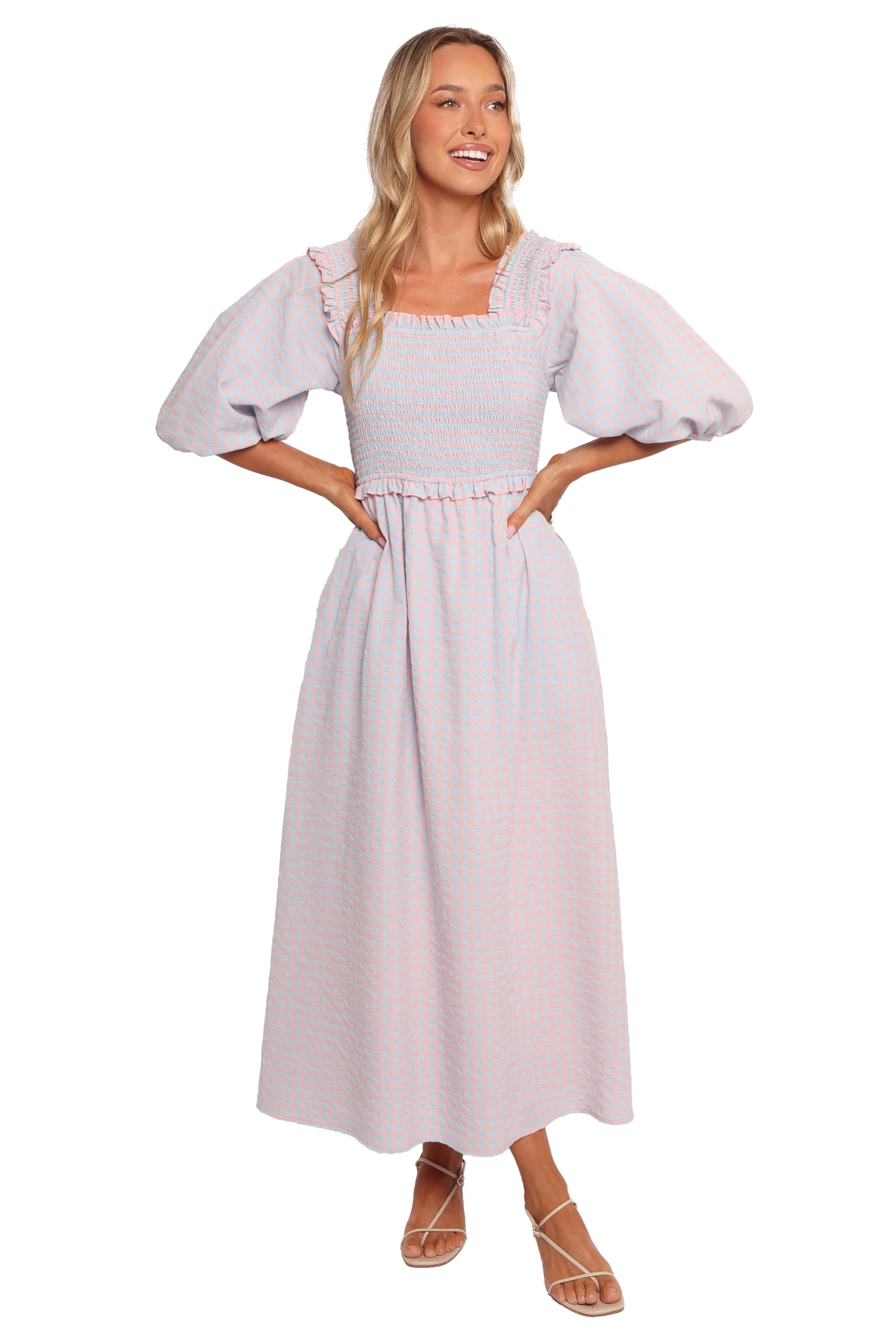 knee length dresses for ladies Petal and Pup Women's Floret Midi Dress
